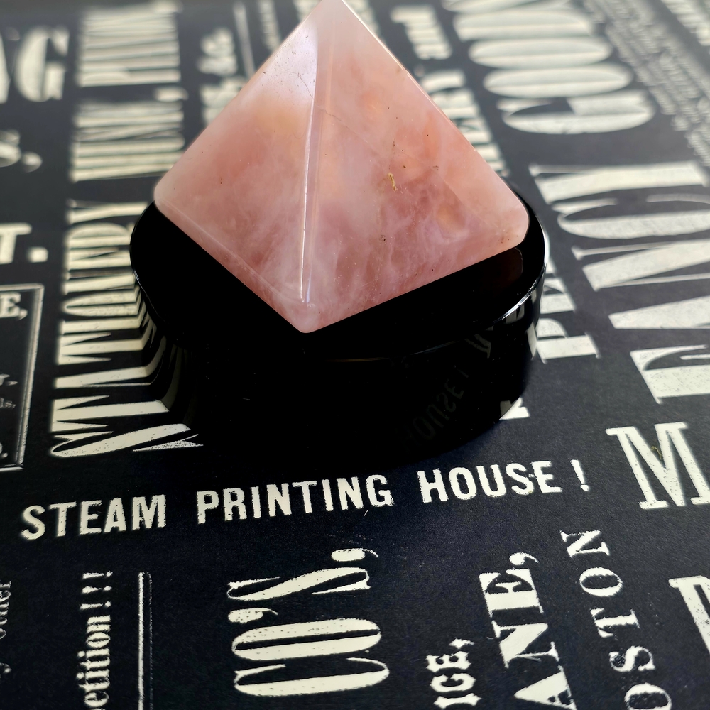 Rose Quartz Pyramid